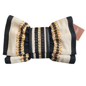 Sumaqkay Luxury Handcrafted Unique Handmade Peruvian Weave Clutch Bow Purse New